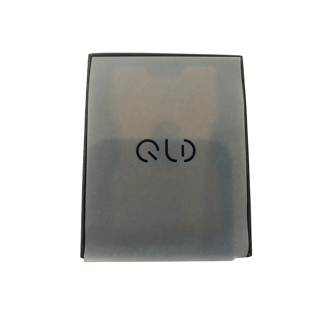 QLD Mens Minimalist Pop Up Wallet Brown Faux Leather Card Holder‎ Money Clip